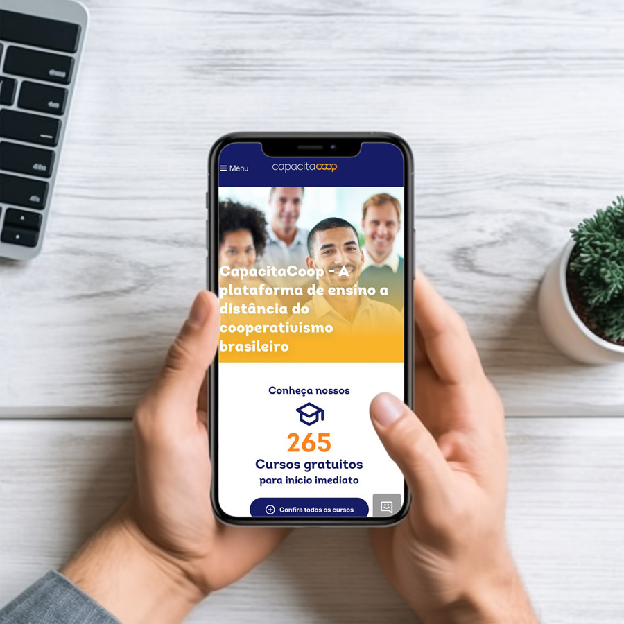Aplicativo da CapacitaCoop já está disponível e amplia acesso à educação cooperativist