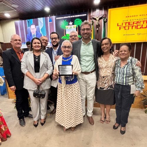 Cooperativa Cultural Universitária é homenageada em Sessão Solene pelo Dia da Literatura Potiguar