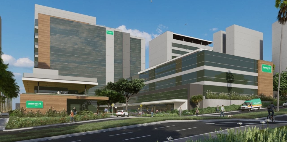 Novo Hospital da Unimed será o maior do RN, com 16 salas de cirurgia e mais de 280 leitos