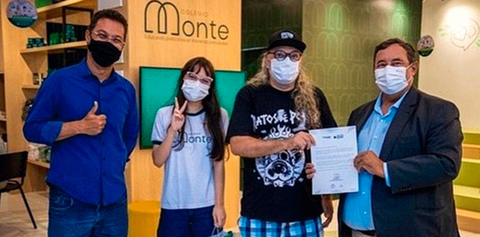 Colégio Monte realiza matrícula dos contemplados no Programa de Bolsas de Estudos 2022.