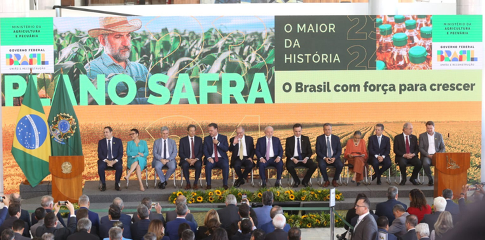 Governo divulga R$ 476,59 bilhões para o Plano Safra 2024/25